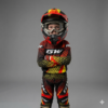 Casco GW Speed 1110 Full Face Off-Road para Motocross Infantil 814479